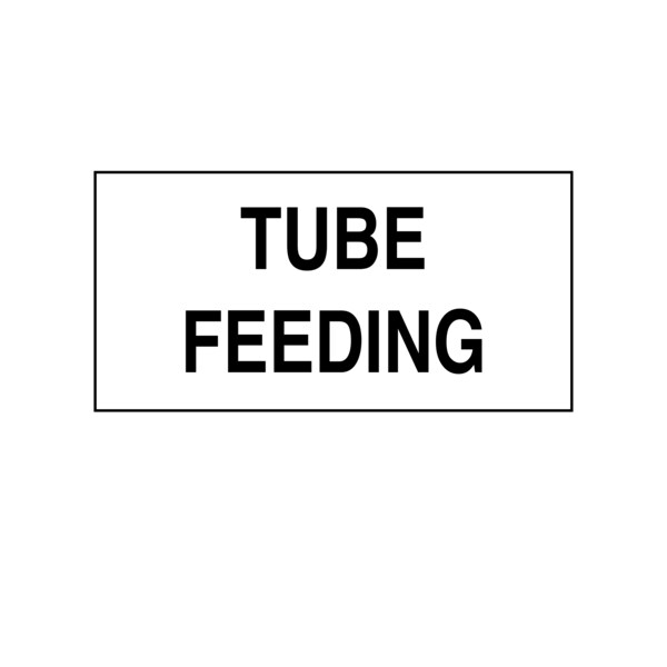 Printed Chart Tape - Tube Feeding